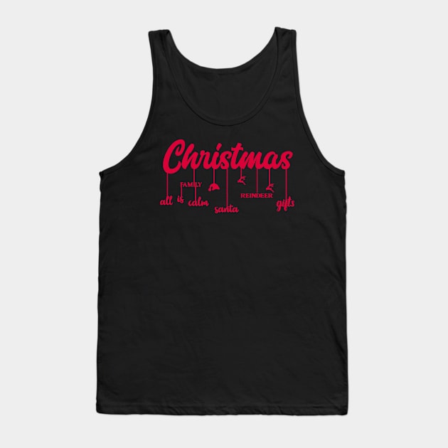 Christmas Tank Top by holidaystore